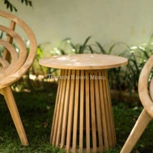 Side table solid wood javana minimalist natural finish (6)